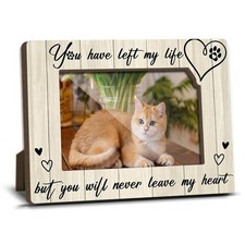 Cat Memorial Photo Frames Dog and Cat Loss Remembrance Gift for Pet Owner Sym...