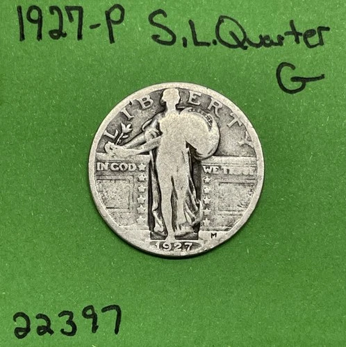 1927-P Standing Liberty Quarter 25c Good
