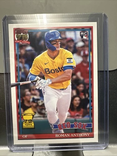 2026 Topps Series 1 - Roman Anthony 75th Anniversary Rookie #T91-71 (RC)
