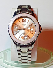 Pulsar by Seiko VD75-X014 Women’s Multifunction Watch ~New Battery!!
