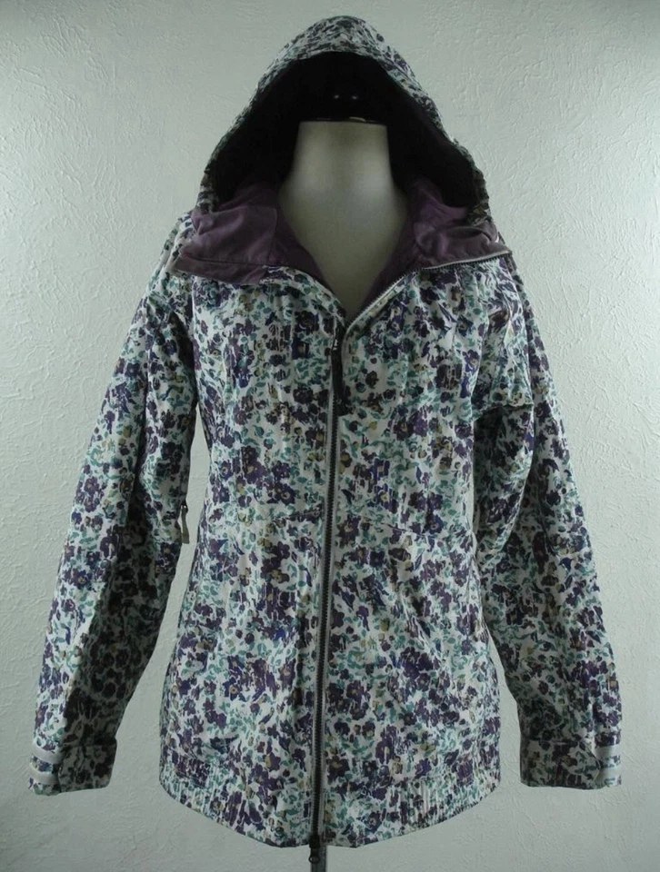 BURTON Dryride White Collection TWC Hot Totti Ski Snowboard Jacket Women's sz L - Image 3 of 4