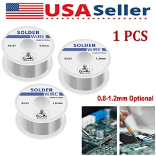 63/37 Tin Lead Rosin Core Flux Solder Wire Electrical Solderding 0.8-1.2MM 100G