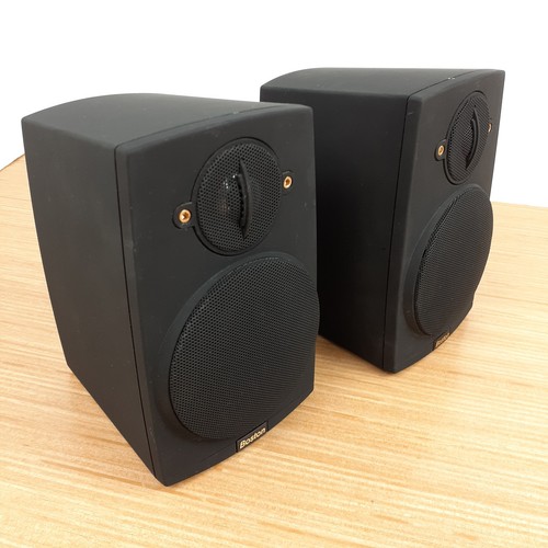 2 Boston Acoustics Micro90x Satellite Bookshelf Speakers Pair Magnetic Shielding - Picture 9 of 21