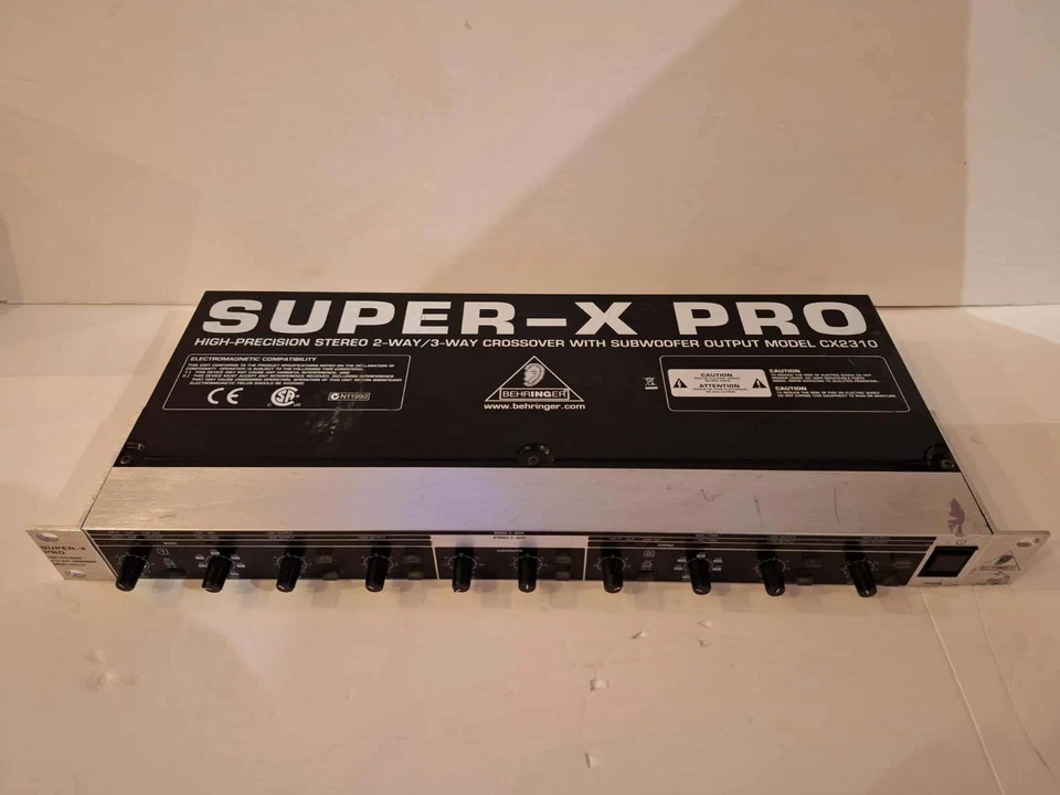 BEHRINGER Super-X Pro CX2310 3-Way Crossover w/ Subwoofer Output - Image 4 of 4