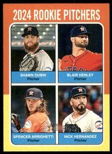 2024 Topps Heritage 2024 Rookie Pitchers (Shawn Dubin / Blair Henley / Spencer