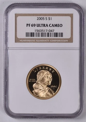 2005 Sacagawea Dollar - NGC PF69 ULTRA CAMEO