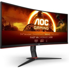  950 Value AOC CU34G2X UltraWide 34'' 2K 144Hz Curved Gaming Monitor Display