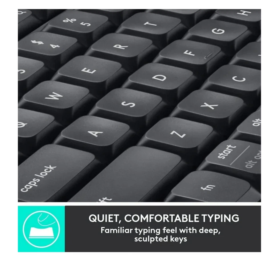 Logitech Performance Wireless Mouse and Keyboard Combo (New) Free Shipping - Image 4 of 4