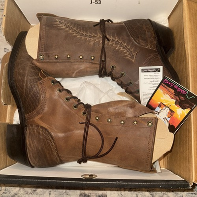 #ad Men#x27;s Abilene 12quot; Western Packer Boot Soft Round Toe 9168 Size 6.5 Men’s $185.00