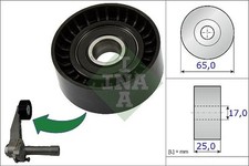 INA V-Belt Tensioner Pulley for Mini Mini Roadster Cooper 1.6 Nov 2011-Nov 2015