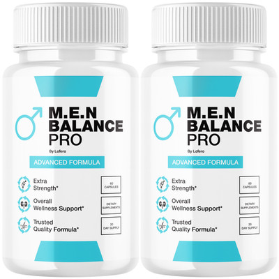 (2 Pack) M.E.N Balance Pro Supplement, MEN BalancePro Capsules (120Ct)