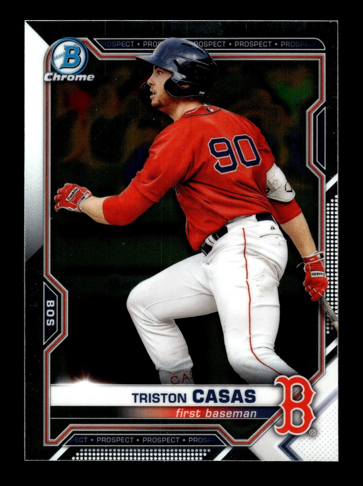 2021 Bowman Chrome Prospects #BCP-84 Triston Casas - Boston Red Sox