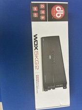 DB Drive WDX Series WDX 5KG2 5000W Class D 1ohm Monoblock Amplifier - Black