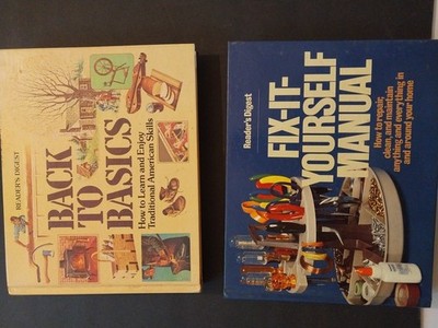 Reader's Digest Fix-It-Yourself Manual And Back To Basics Repair Hardcover 