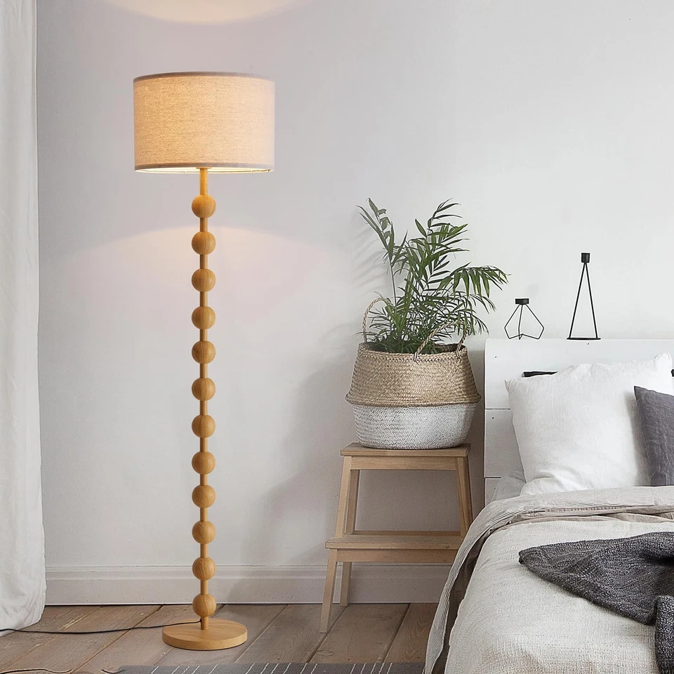 Lámpara de pie moderna regulable con control remoto para salón dormitorio con LED E2... Foto 2 de 4