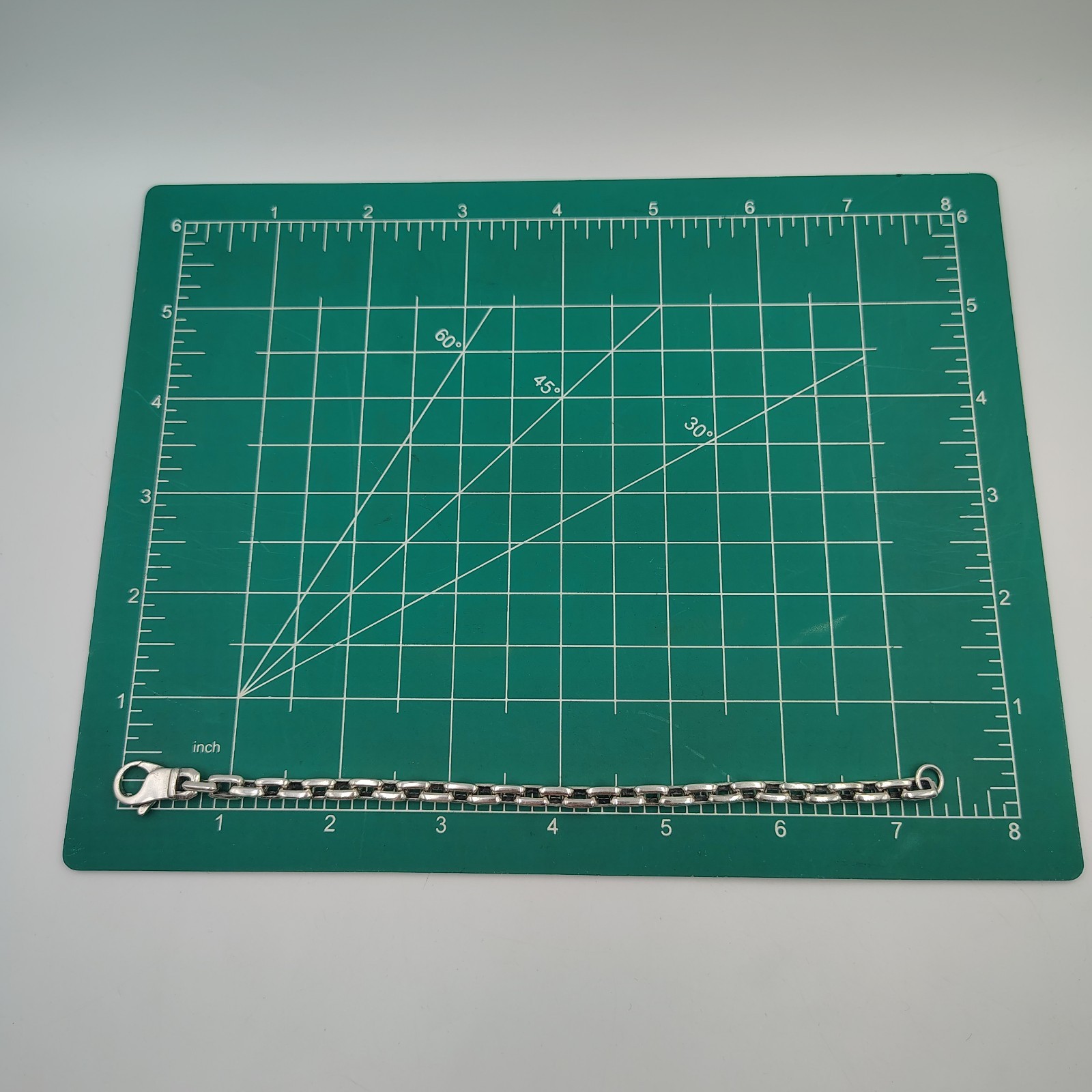 Sterling Silver 925 Streamline/Rectangular Chain … - image 12