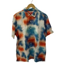 SUPREME Short Sleeve Shirt Size L Rayon Multicolor All-Over Print High Quality