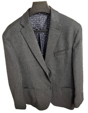 Jos. A. Bank 1905 Collection Suit Coat Men's 46 Regular Charcoal Grey Textur