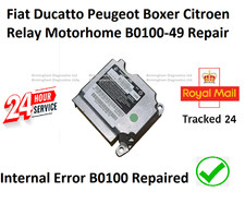 Modulo airbag Fiat Ducatto Camper SRS servizio riparazione errore interno B0100-49