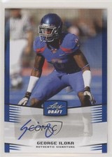 2012 Leaf Draft Auto Blue George Iloka #GI1 Auto 9pd