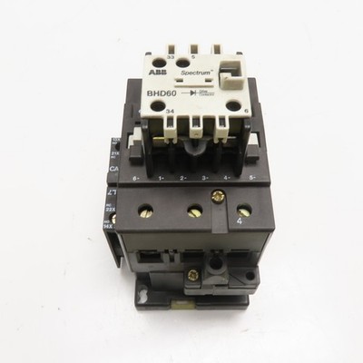 ABB BHD60C2P BHD60C3P-1 Spectrum BHD60 Schütz 2-polig 60A 500V 120VAC