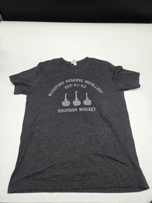 Woodford Reserve Shirt Unisex Size Large Gray Kentucky Bourbon Distillery 