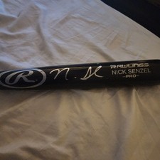 Rawlings Nick Senzel Autographed Bat Cincinnati Reds Beckett Authenticated