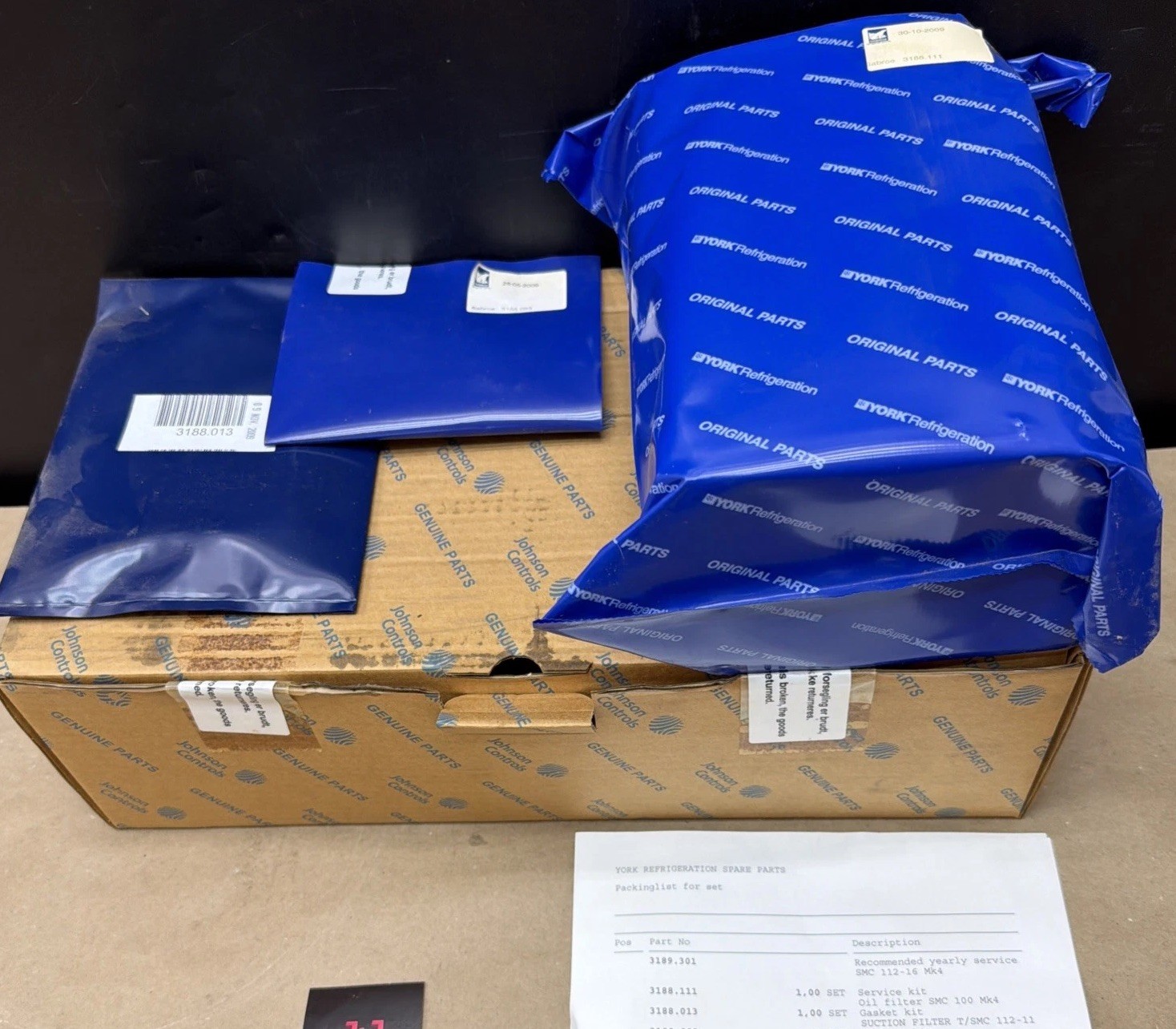 New York Sabroe 3189.301 Oil Filter Kit SMC 100 MK4 Warranty Fast Shipping 🇺🇸