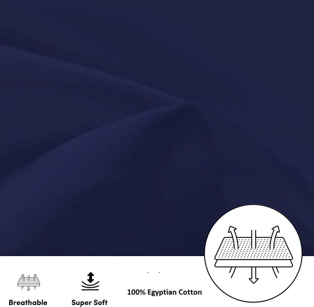 Travel Pillow Case 12x18 Size Pack of 2 Pieces 100% Egyptian Cotton Envelope ...