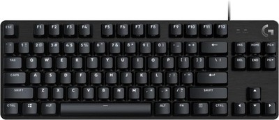 Logitech G413 TKL Keyboard Compatible with Windows macOS - Black Aluminum