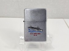Vintage U.S.S. Frank Cable AS-40 Ship Zippo Lighter