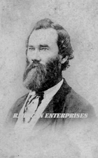 C. Mid 1800's Bearded Man Vicksburg MS Joslyn & Co. Studio 8X10 Photo H284