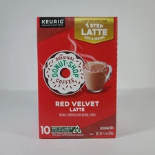 The Original Donut Shop Coffee Red Velvet Latte 10 Keurig K-Cup Pods EXP 07/2025