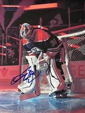CALVIN PICKARD SIGNED EDMONTON OILERS AUTOGRAPHED 8X10 PHOTO COA
