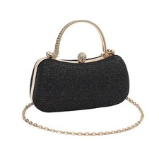 Wedding Bridal Beaded Women Evening Bag Dinner Bag Chain Shoulder Handbags Elega