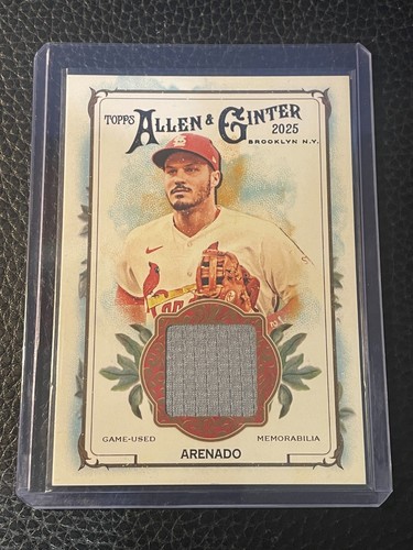 2025 Allen & Ginter- Nolan Arenado Game Used Jersey Relic #AGR-NA