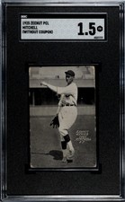 1925 ZEE-NUT OLLIE MITCHELL NNO FAIR ZEENUT SGC 1.5 BASEBALL SAN FRANCISCO SEALS 1925 ZEE-NUT OLLIE MITCHELL NNO FAIR ZEENUT SGC 1.5 BASEBALL SAN FRANCISCO SEALS