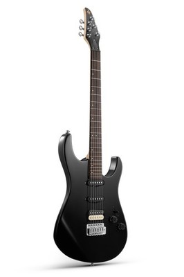   Donner DMT-66 Electric Guitar Tremolo Bridge HSS Pickup Glossy Black With Bag