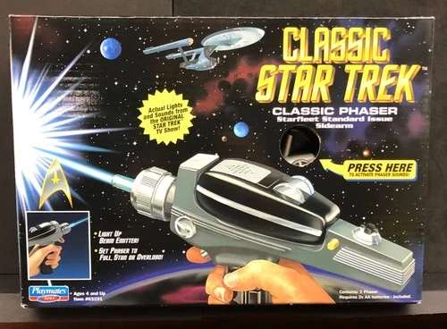 Star Trek  Classic Starfleet Phaser  2022 Playmates  Collectors Series Reissue