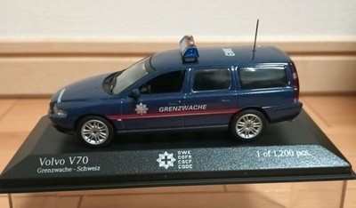 Volvo V70 Grenzwache Schweiz 1:43スケール Minichamps Volvo V70 Grenzwache Schweiz 1:43 Scale Limited Edition