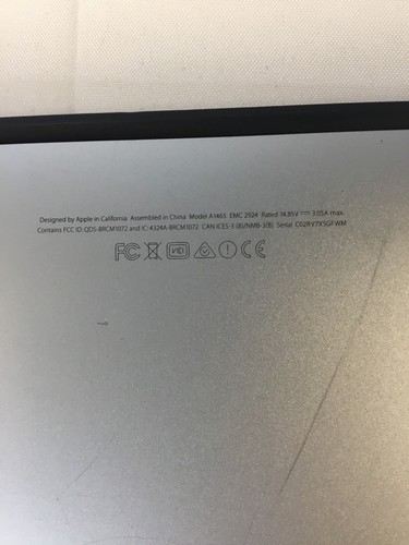 MacBook Air "Core i5" 1.6 11" (E2015) - A1465 (EMC 2924) - Grado C - Imagen 4 de 10