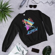 Skiing Sweatshirt, Aspen Gift, Aspen, Ski Aspen, Skiing Aspen, Unisex Sweatshirt