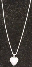 Dainty 925 Sterling Silver Heart Necklace
