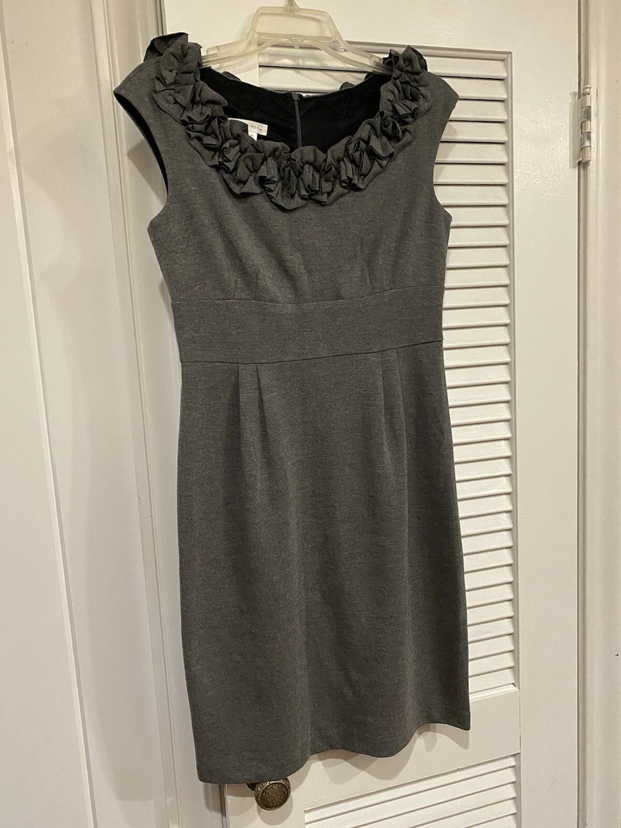 london times grey dress Gianna Fit & Flare Tweed Dress Fit and Flare main image 1