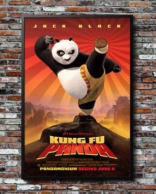 Kung Fu Panda 2008 Movie Poster 24''x36'' Glossy Unframed 0843