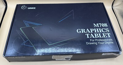 Ugee M708 Graphic Drawing Tablet, 10x6 in - Black (FBA_UG-M708-US)