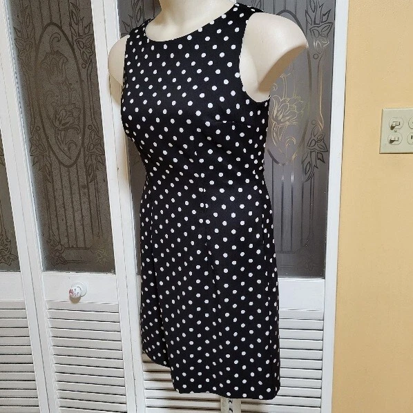 Bellissimo abito da donna ALYX bianco e nero a pois taglia 6