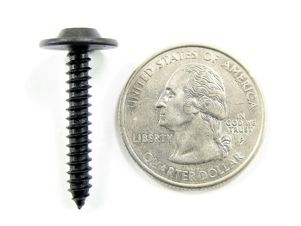 Tornillos de ajuste interiores para Jeep - #8 x 1/2" a 1" de largo tapa plana - 75 piezas (25ea)- #321 Foto 4 de 4