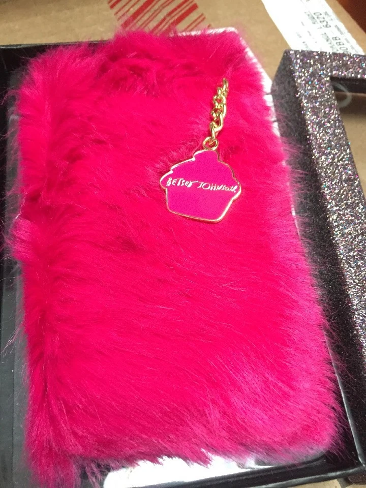 40 美元 Betsey Johnson Trolls 人造毛皮 iPhone 6 & 6S 保护壳 BPB12 — 第 2/4 张图片