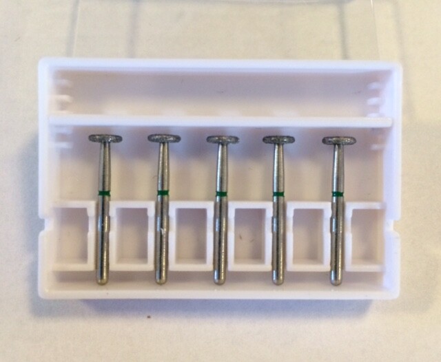 Frese Abrasive Dentali Frese Diamantate Dentali Multiuso CROSSTECH, Ruota 909/045C, Grana Grossolana - Confezione Da 5 Pezzi CROSSTECH 909/045C - Foto 7